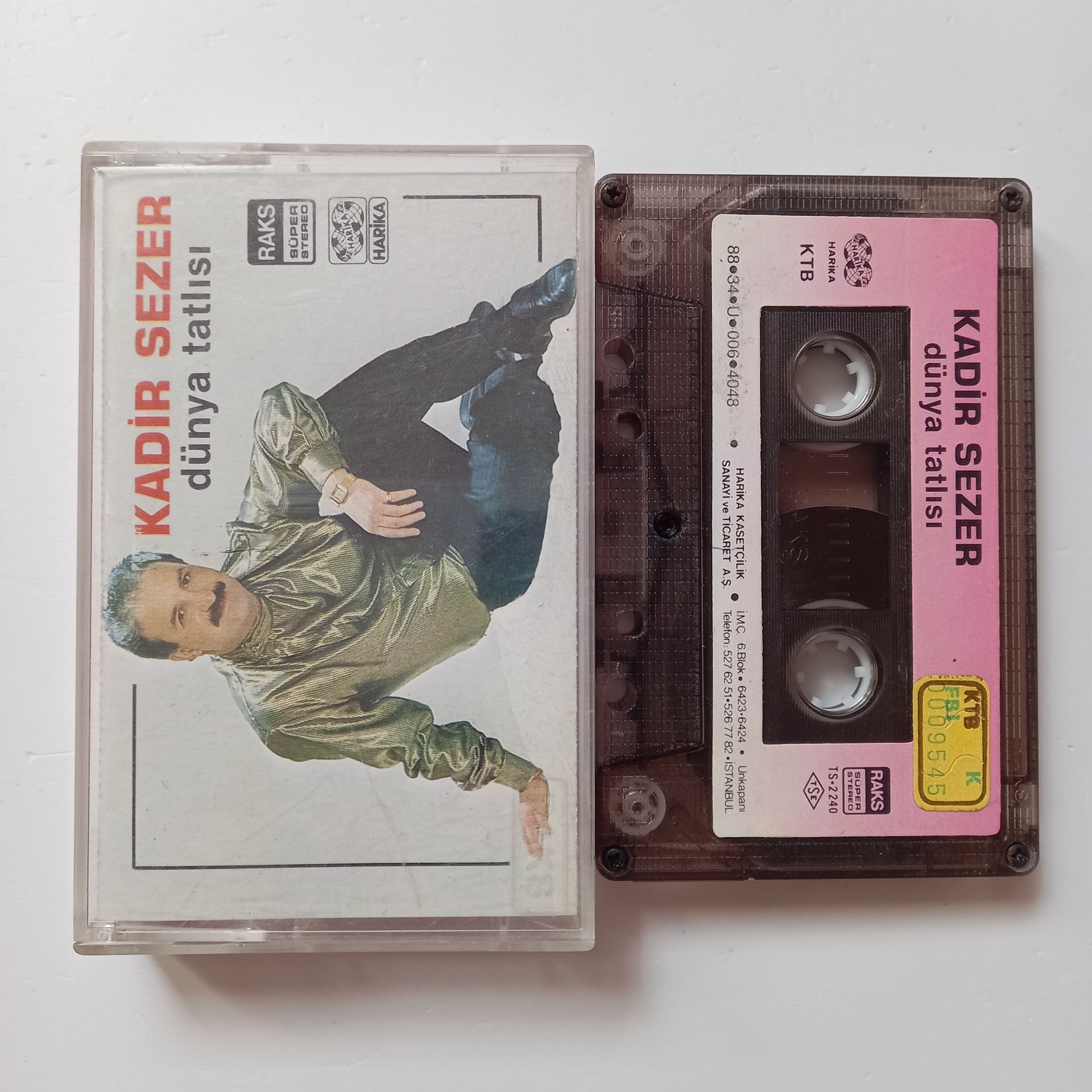 KADİR SEZER - DÜNYA TATLISI (1988) - KASET 2.EL