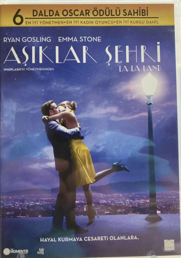 LA LA LAND - AŞIKLAR ŞEHRİ - RYAN GOSLING - EMMA STONE - DVD 2.EL