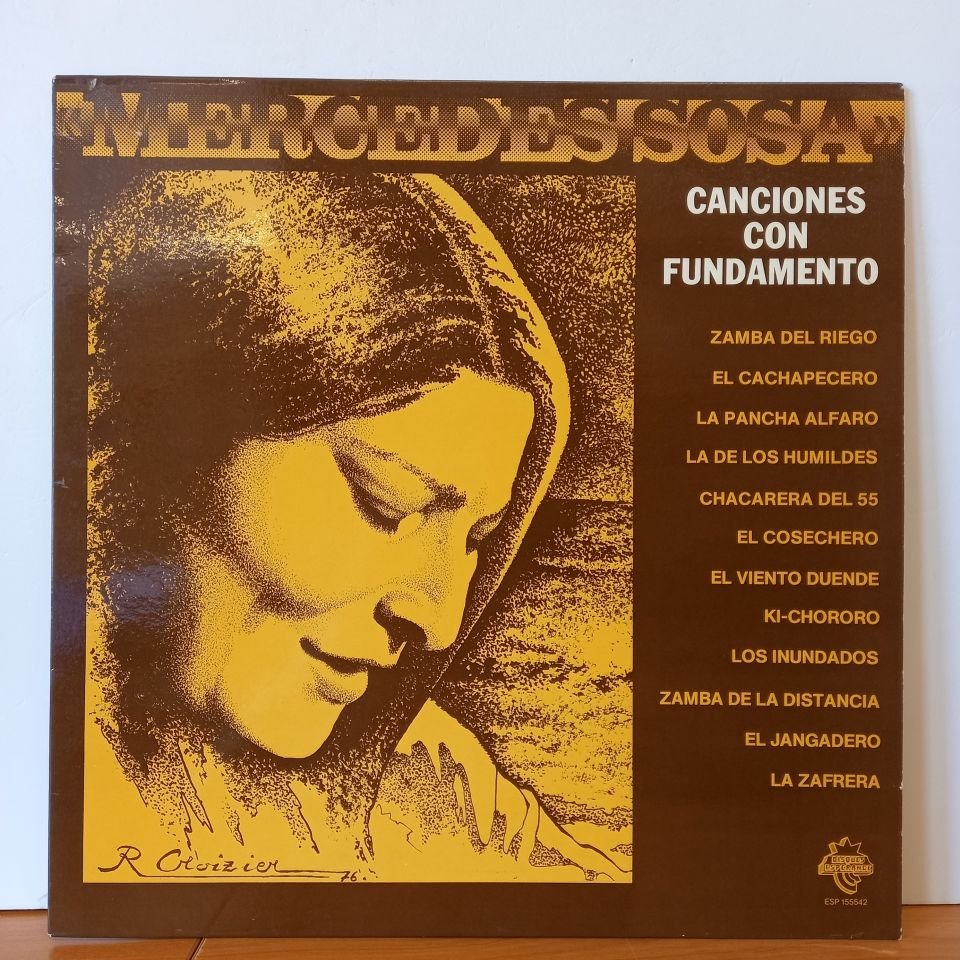 MERCEDES SOSA – CANCIONES CON FUNDAMENTO (1976) - LP 2.EL PLAK