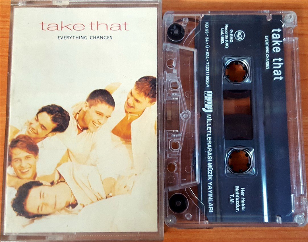 TAKE THAT - EVERYTHING CHANGES (1993) MMY CASSETTE MADE IN TURKEY ''USED''