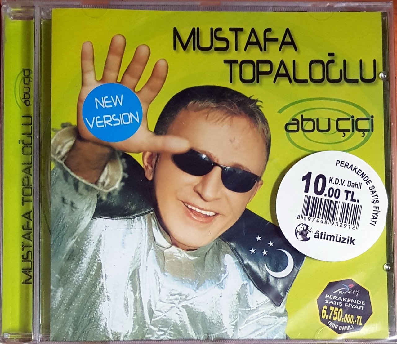 MUSTAFA TOPALOĞLU - ABU ÇİÇİ / YOK ÖYLE / ATİ MÜZİK CD SIFIR