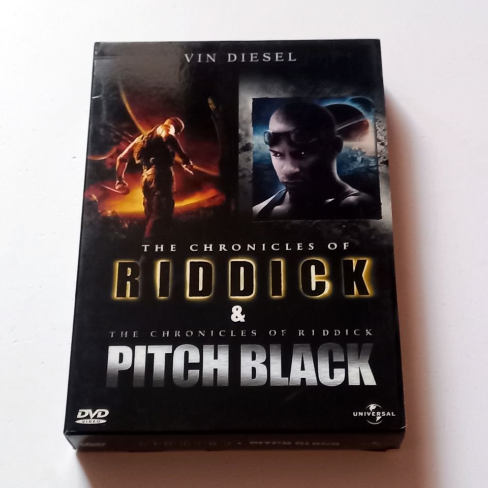 THE CHRONICLES OF RIDDICK & PITCH BLACK - 2 FİLM - VIN DIESEL, YÖN.: DAVID TWOHY - 2DVD 2.EL