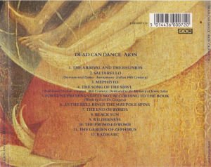 DEAD CAN DANCE – AION (1990) CD AMBALAJINDA SIFIR