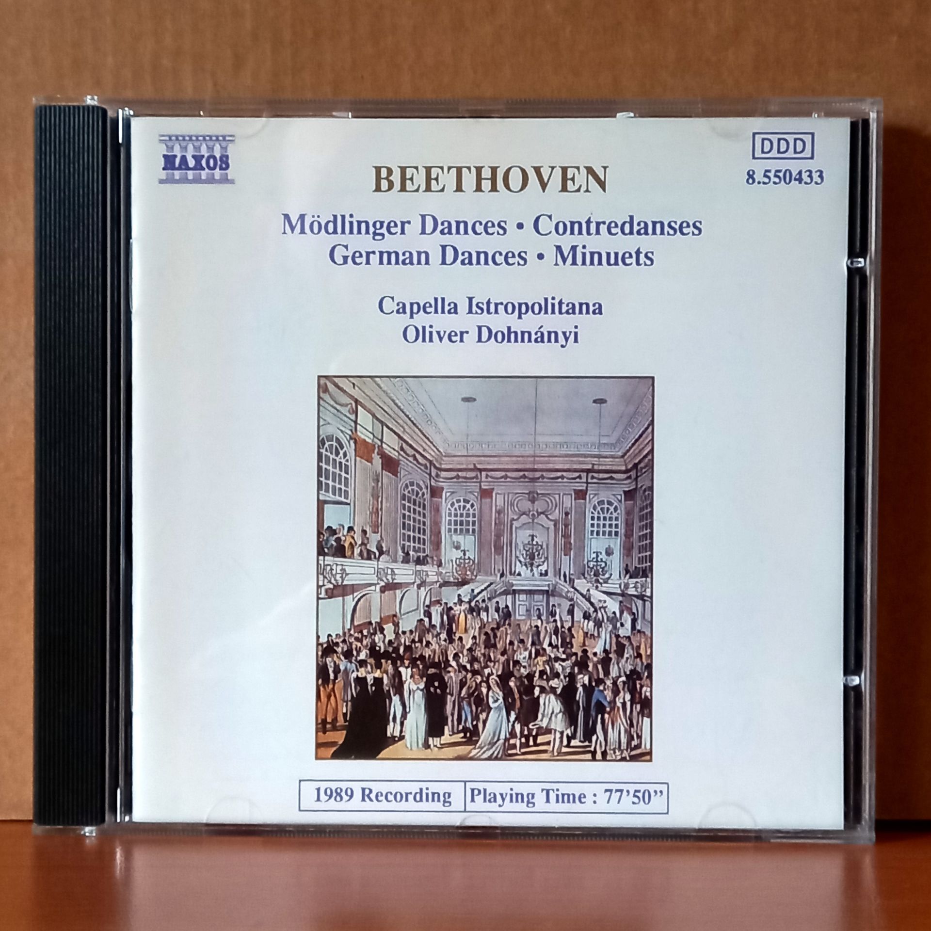 BEETHOVEN: MÖDLINGER DANCES, CONTREDANSES, GERMAN DANCES, MINUETS / CAPELLA ISTROPOLITANA, OLIVER DOHNANYI (1991) - CD 2.EL