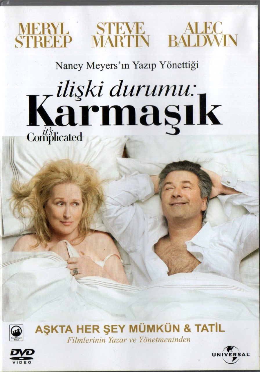 İLİŞKİ DURUMU: KARMAŞIK - IT'S COMPLICATED - MERYL STREEP - STEVE MARTIN - ALEC BALDWIN - NANCY MEYERS - DVD 2.EL