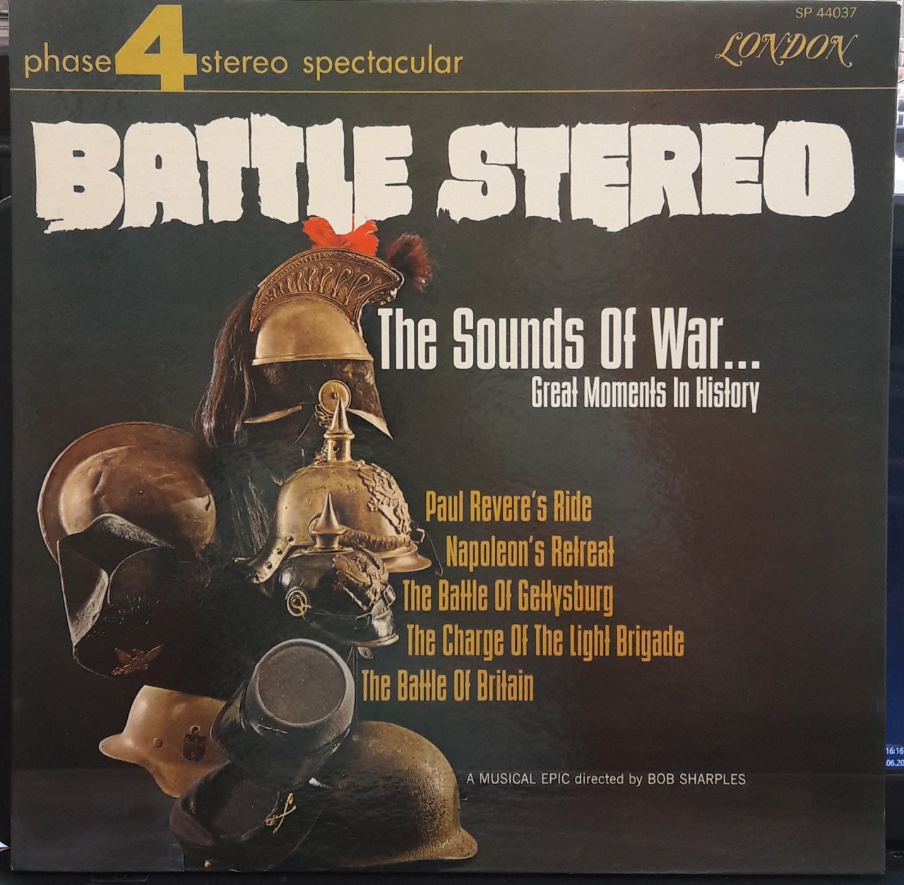 BATTLE STEREO THE SOUNDS OF WAR... - PLAK 2.EL LONDON PHASE 4 STEREO