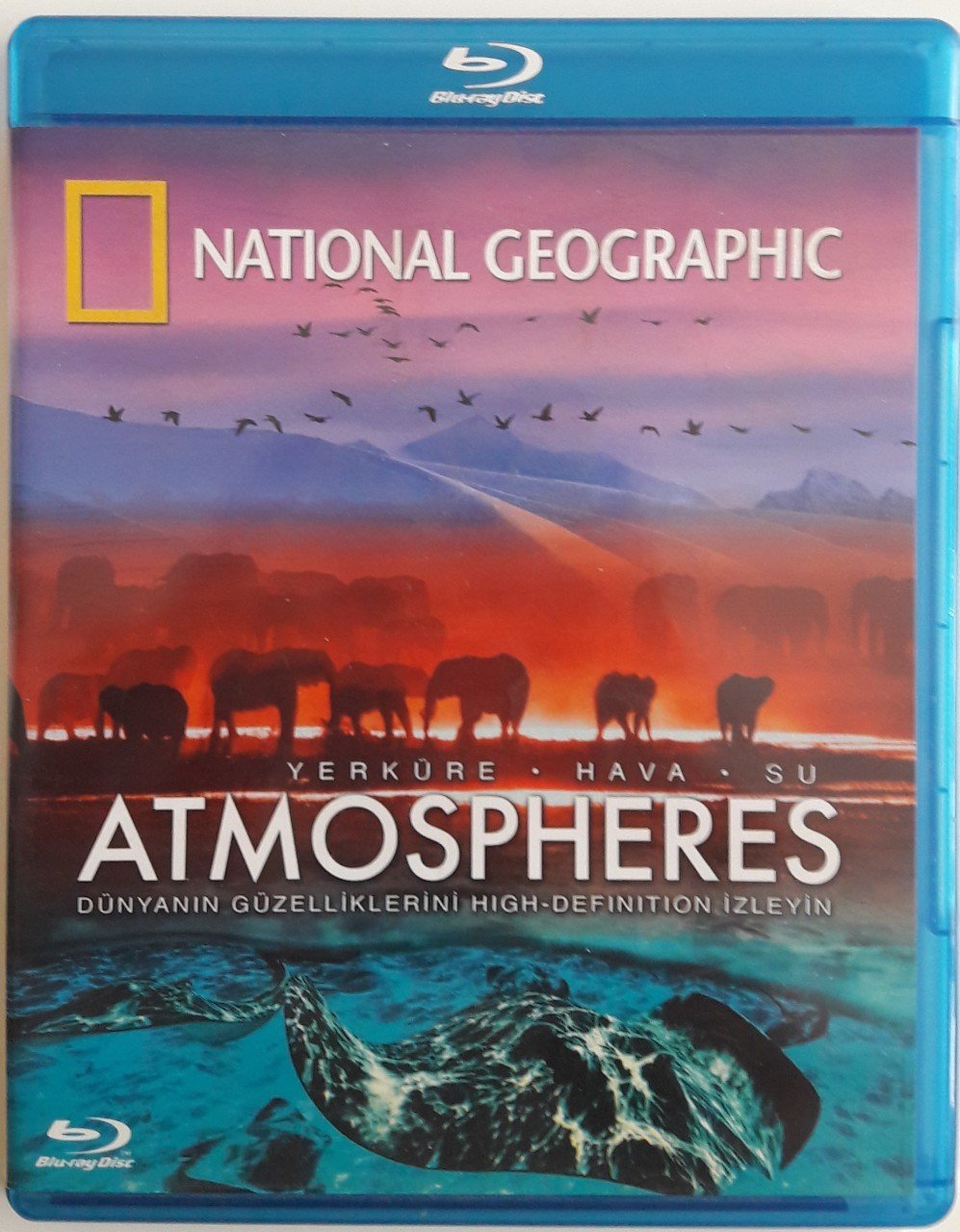 ATMOSPHERES - YERKÜRE HAVA SU - NATIONAL GEOGRAPHIC - BLU-RAY 2.EL