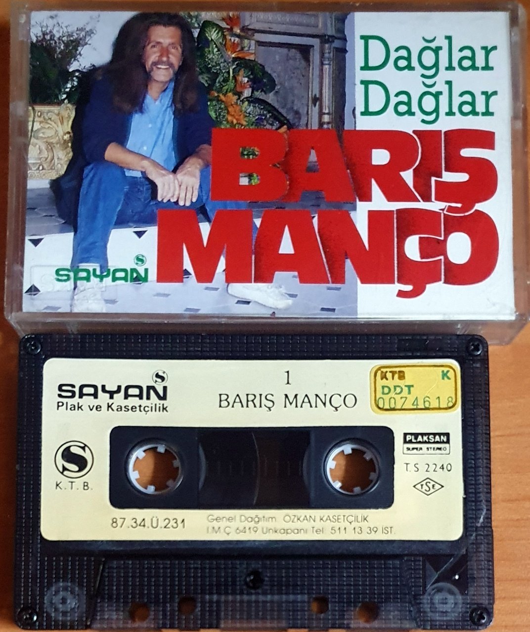 BARIŞ MANÇO - DAĞLAR DAĞLAR (1987) - KASET SAYAN 2.EL