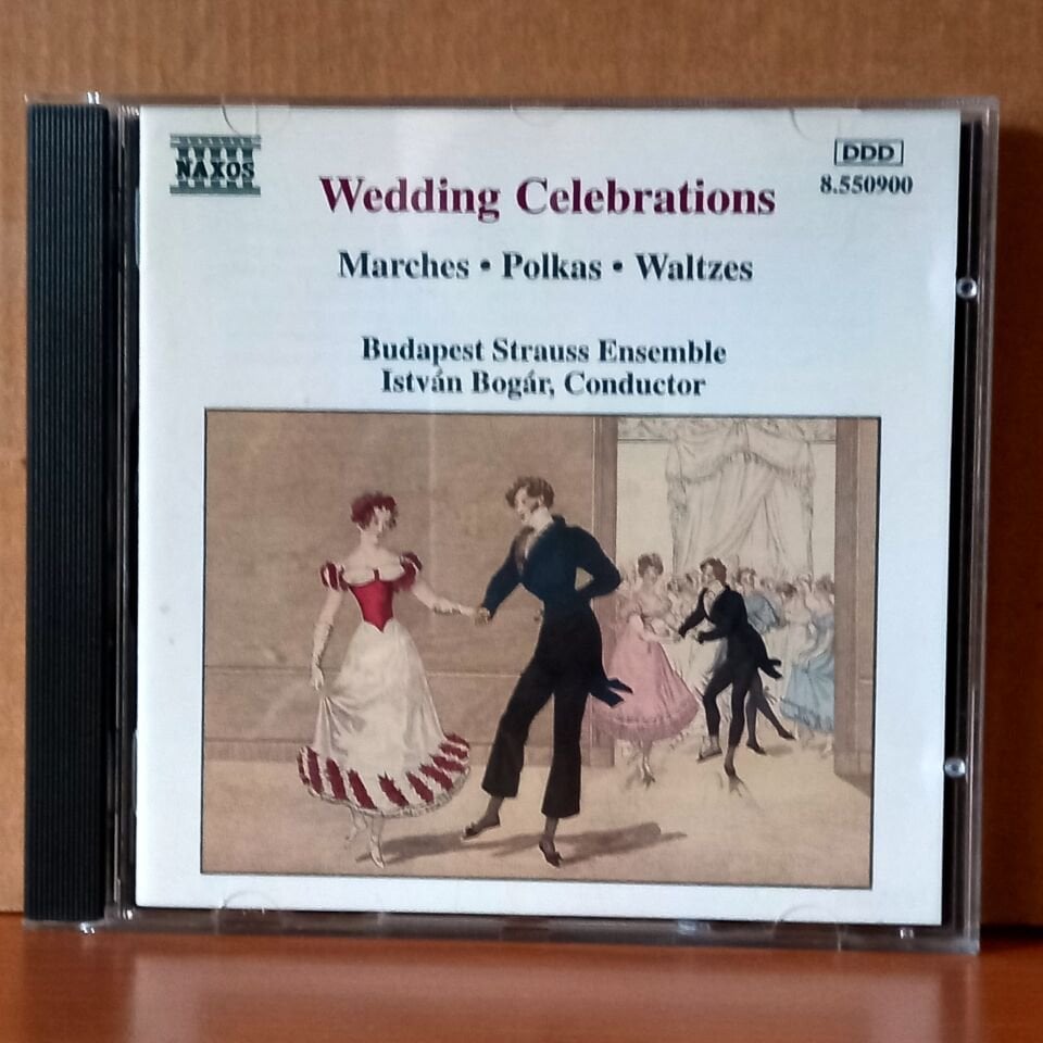 WEDDING CELEBRATIONS / MARCHES ·POLKAS · WALTZES / BUDAPEST STRAUSS ENSEMBLE, ISTVAN BOGAR (1994) - CD 2.EL