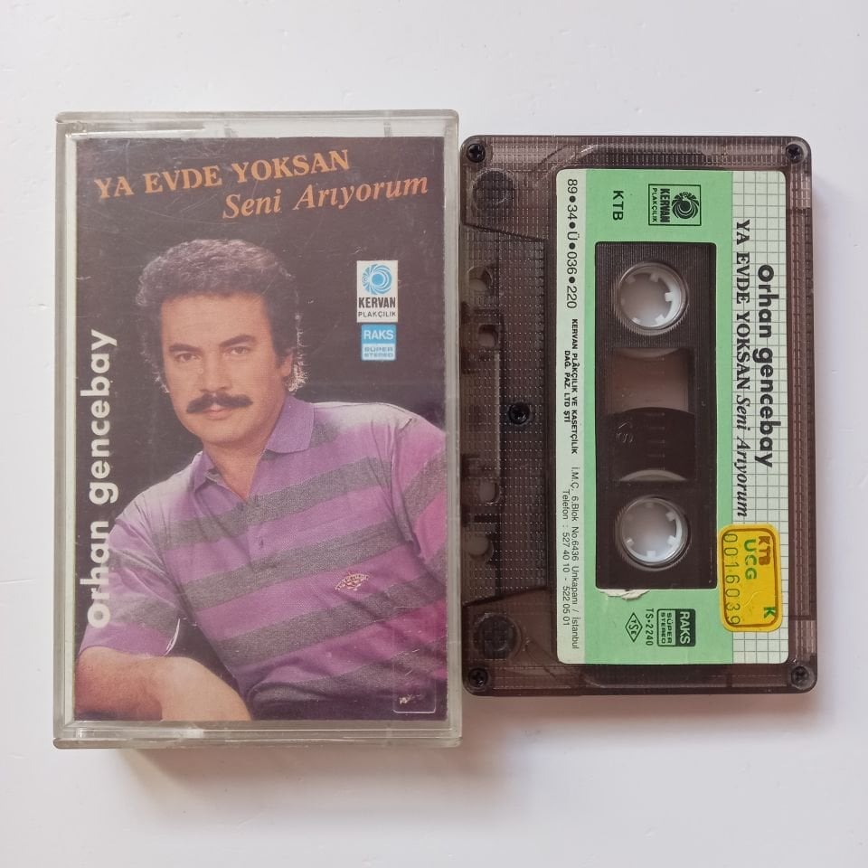 ORHAN GENCEBAY - YA EVDE YOKSAN / SENİ ARIYORUM (1989) - KASET 2.EL