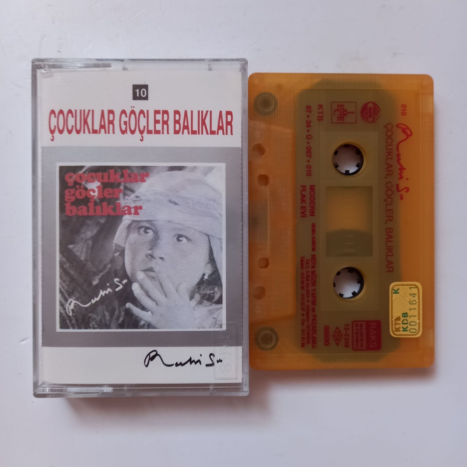RUHİ SU - ÇOCUKLAR GÖÇLER BALIKLAR (1987) - KASET 2.EL