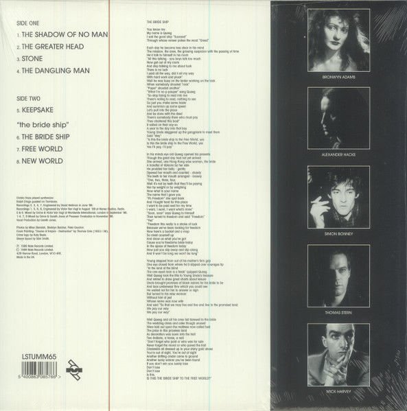 CRIME & THE CITY SOLUTION - THE BRIDE SHIP (1989) - LP 2023 WHITE COLOURED EDITION SIFIR PLAK