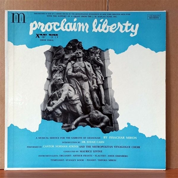 ISSACHAR MIRON – PROCLAIM LIBERTY [DROR YIKRA] - LP 2.EL PLAK