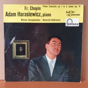 FR. CHOPIN: PIANO CONCERTO NO.1 IN E MINOR OP.11 / ADAM HARASIEWICZ, WIENER SYMPHONIKER, HEINRICH HOLLREISER - LP 2.EL PLAK