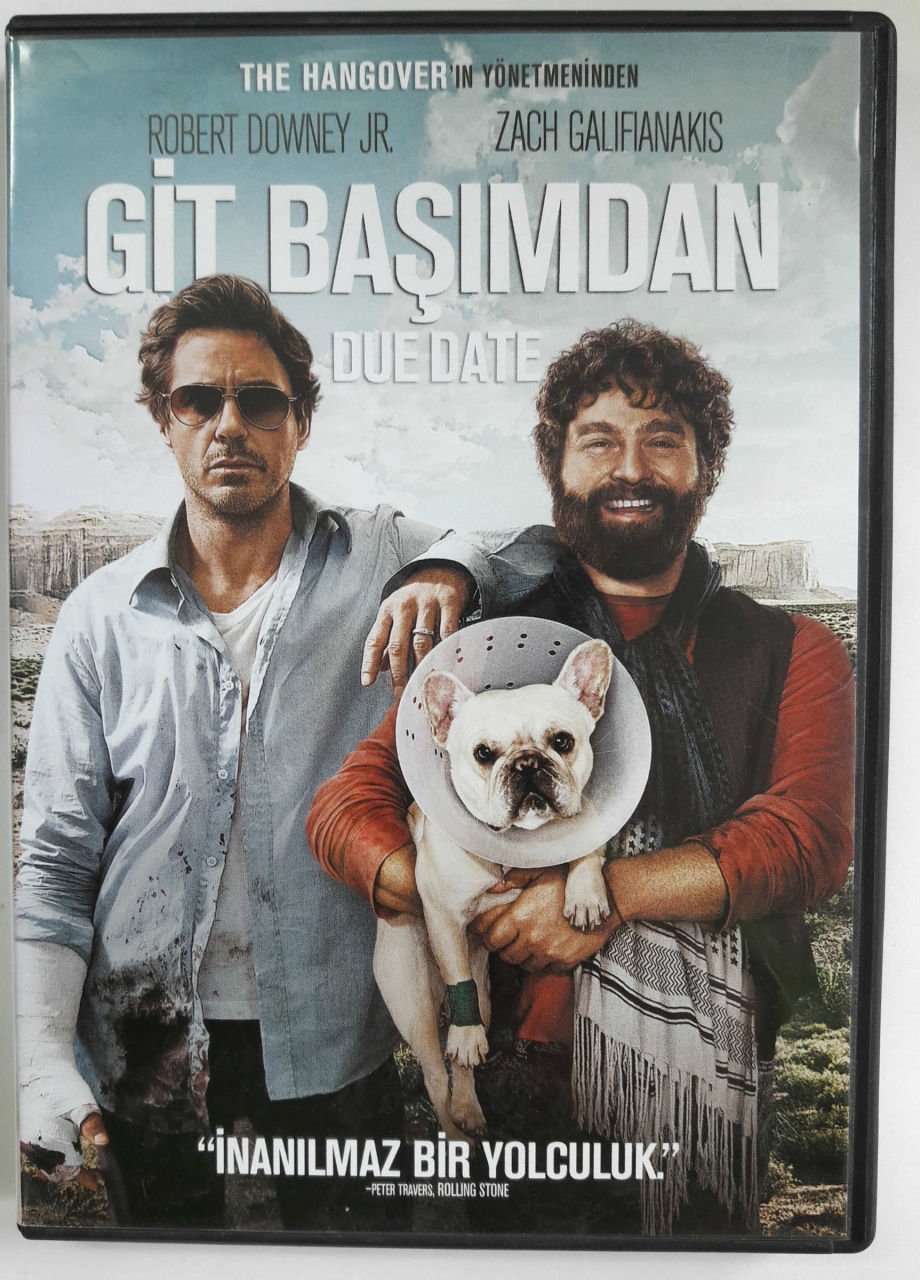 DUE DATE - GİT BAŞIMDAN - ROBERT DOWNEY JR. - ZACH GALIFIANAKIS - TODD PHILLIPS - DVD 2.EL