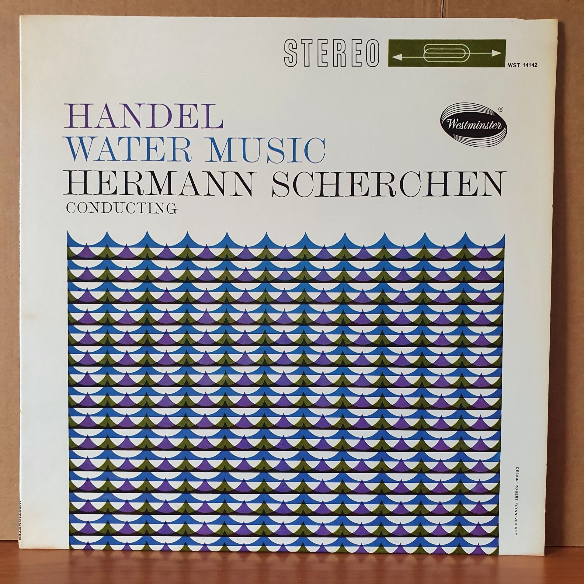 HANDEL: WATER MUSIC / HERMANN SCHERCHEN (1961) - LP 2.EL PLAK