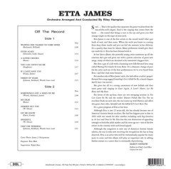 ETTA JAMES - ETTA JAMES (1962) - LP 180GR 2015 EDITION SIFIR PLAK