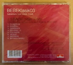 BEBEK KLASİK 03 J.S.BACH bebekler için klasik müzik CD SIFIR