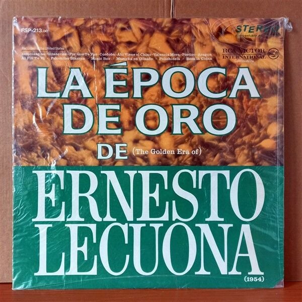 ERNESTO LECUONA – LA EPOCA DE ORO DE [THE GOLDEN ERA OF] ERNESTO LECUONA - LP 2.EL PLAK