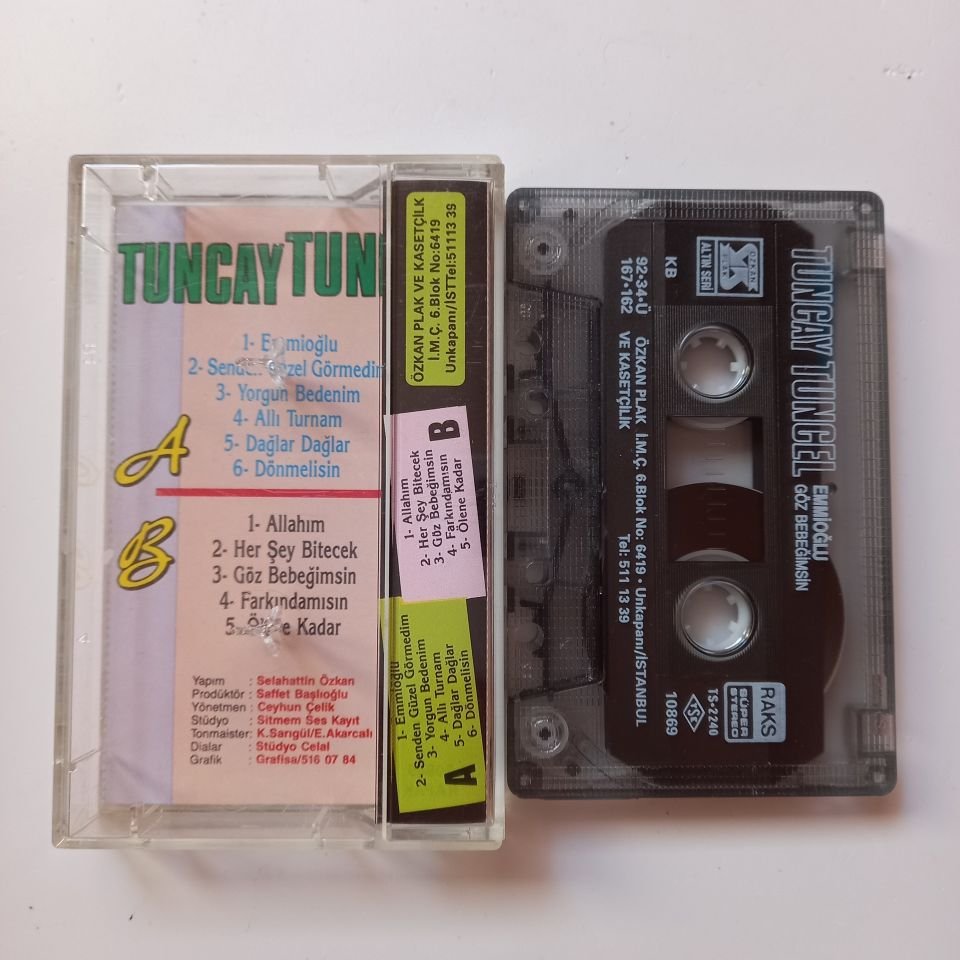 TUNCAY TUNCEL - EMMİOĞLU / GÖZ BEBEĞİMSİN (1992) - KASET 2.EL