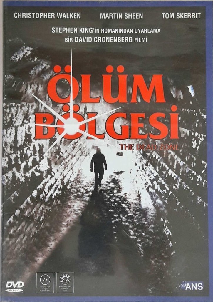 ÖLÜM BÖLGESİ - THE DEAD ZONE - CHRISTOPHER WALKEN - MARTIN SHEEN - DAVID CRONENBERG - DVD 2.EL (STEPHEN KING)