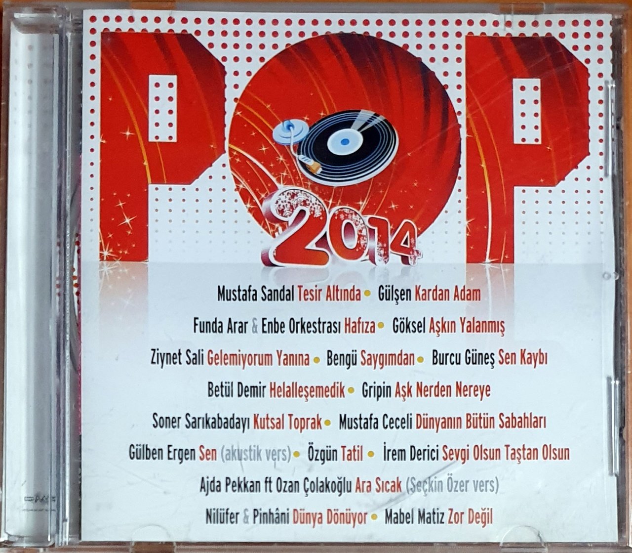 POP 2014 / MUSTAFA SANDAL, GÜLŞEN, GÖKSEL, GRİPİN, BENGÜ, MABEL MATİZ (2014) - CD DMC 2.EL