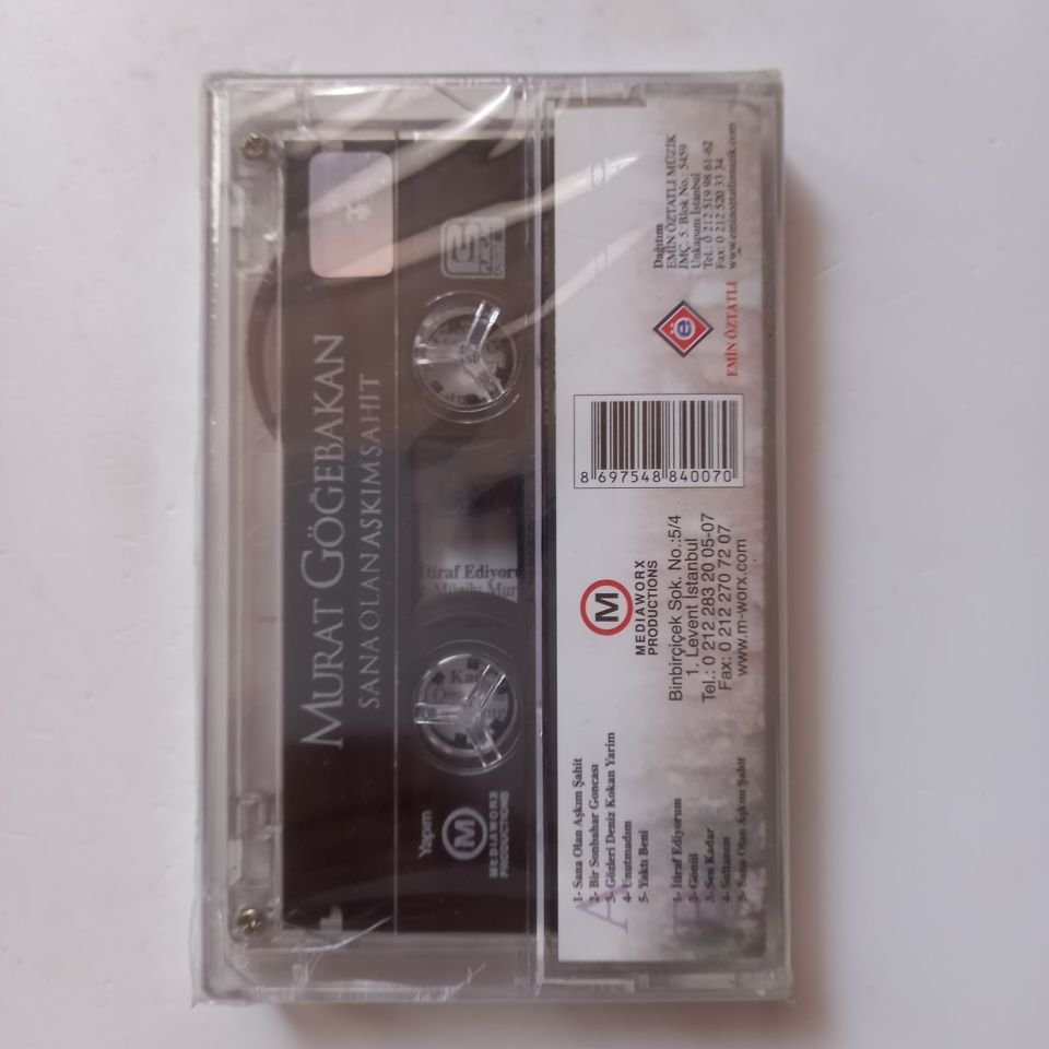 MURAT GÖĞEBAKAN - SANA OLAN AŞKIM ŞAHİT - KASET SIFIR