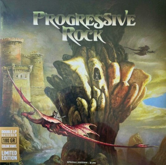 PROGRESSIVE ROCK - VARIOUS ARTISTS / ATOMIC ROOSTER GENESIS SOFT MACHINE YES SOFT MACHINE HAWKWIND VANILLA FUDGE (2022) - 2LP COMPILATION TRANSPARENT COLOURED EDITION SIFIR PLAK