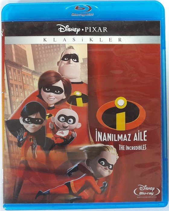 İNANILMAZ AİLE - THE INCREDIBLES - DISNEY PIXAR - BLU-RAY 2.EL