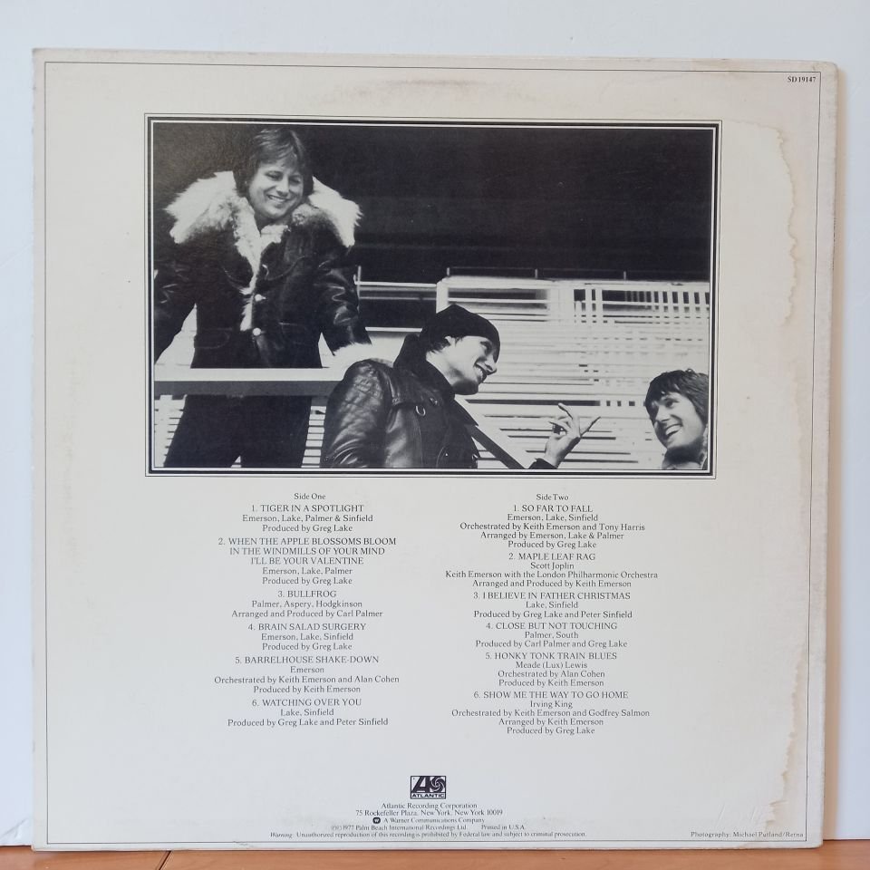 EMERSON LAKE & PALMER – WORKS VOLUME 2 (1977) - LP 2.EL PLAK
