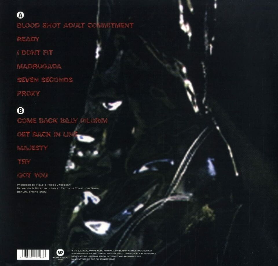 MADRUGADA - GRIT (2002) - LP 2022 EDITION SIFIR PLAK