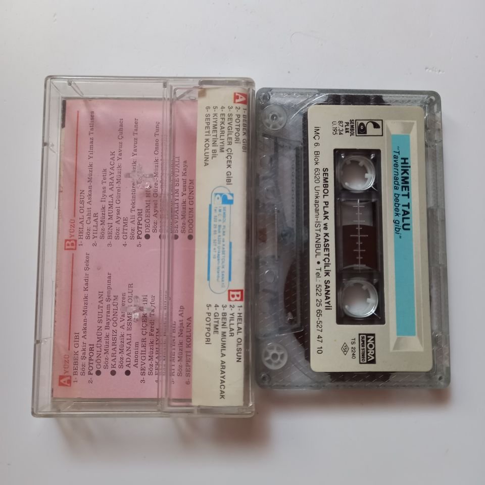 HİKMET TALU - TAVERNA'DA BEBEK GİBİ (1987) - KASET 2.EL