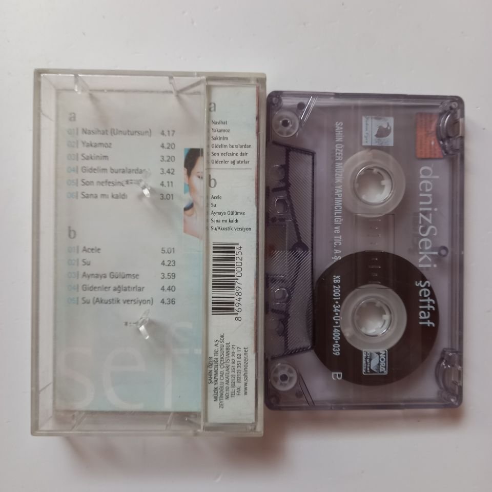 DENİZ SEKİ - ŞEFFAF (2001) - KASET 2.EL