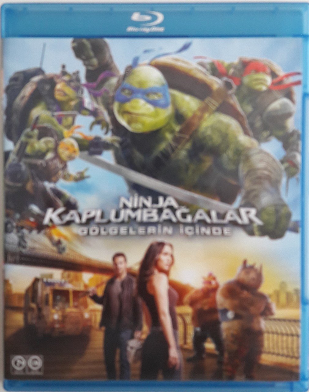 NİNJA KAPLUMBAĞALAR GÖLGELERİN İÇİNDE - BLU-RAY 2.EL