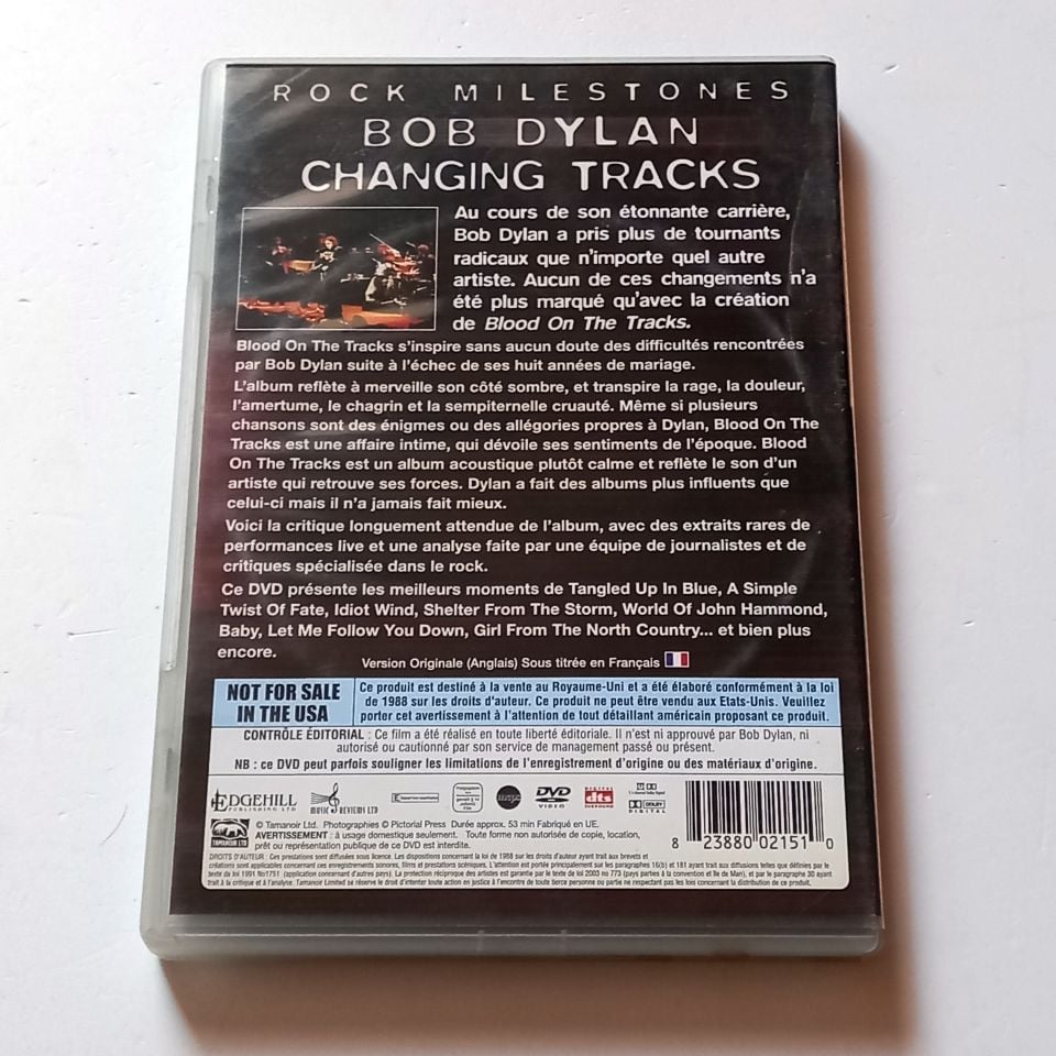 ROCK MILESTONES - BOB DYLAN: CHANGING TRACKS - DVD 2.EL