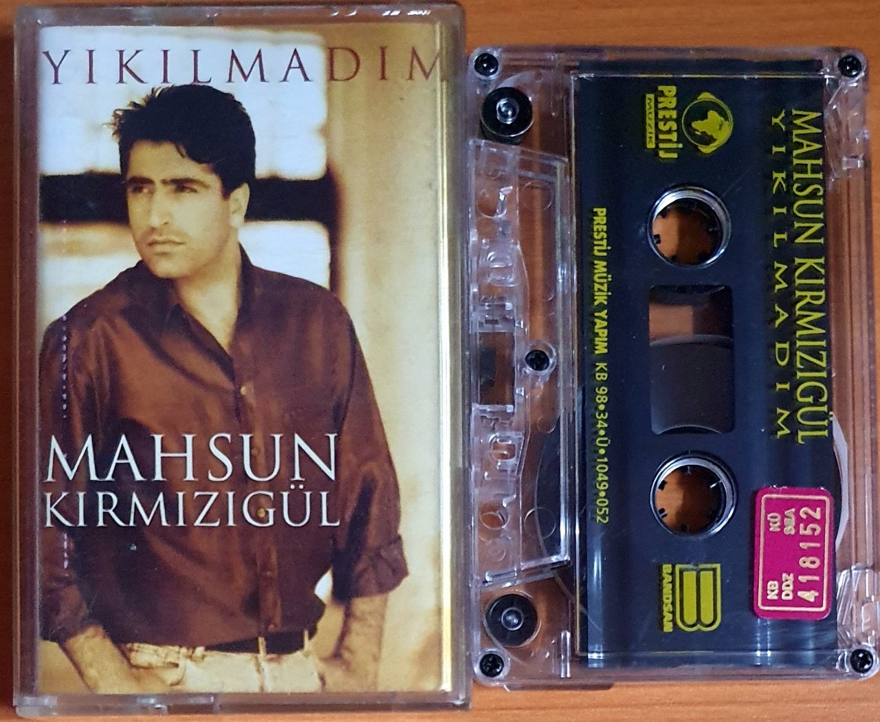 MAHSUN KIRMIZIGÜL - YIKILMADIM (1998) - KASET 2.EL