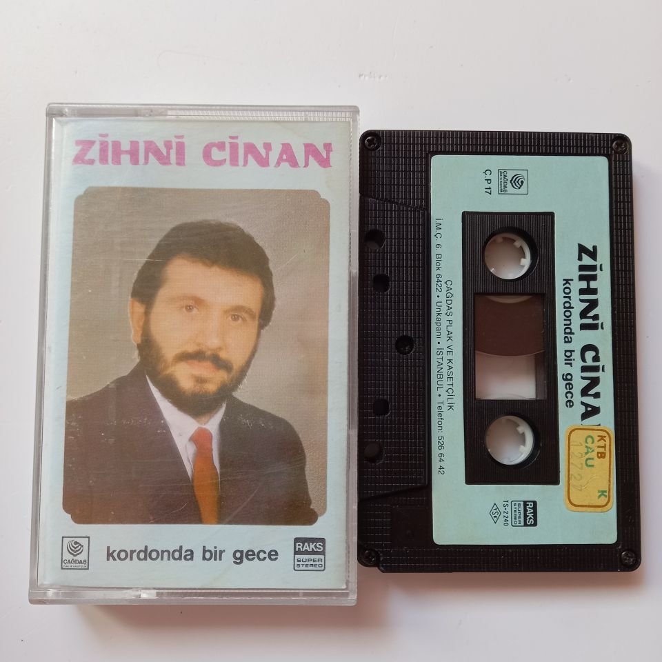 ZİHNİ CİNAN - KORDONDA BİR GECE - KASET 2.EL