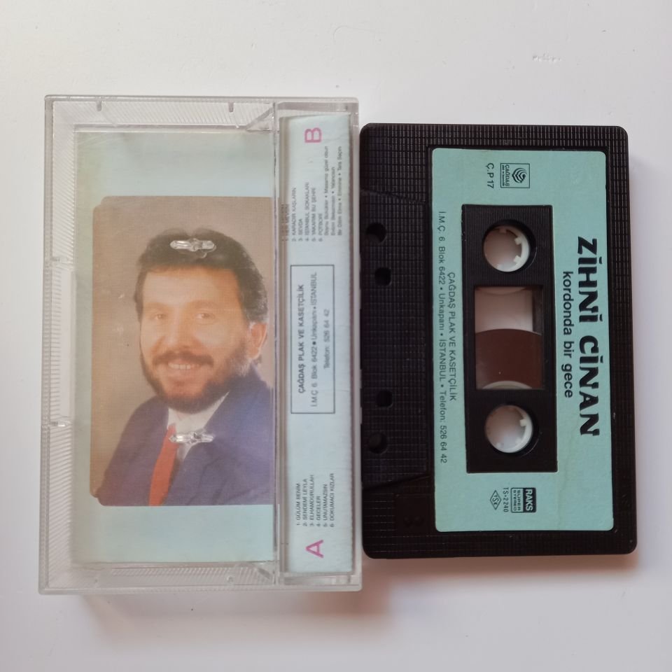 ZİHNİ CİNAN - KORDONDA BİR GECE - KASET 2.EL