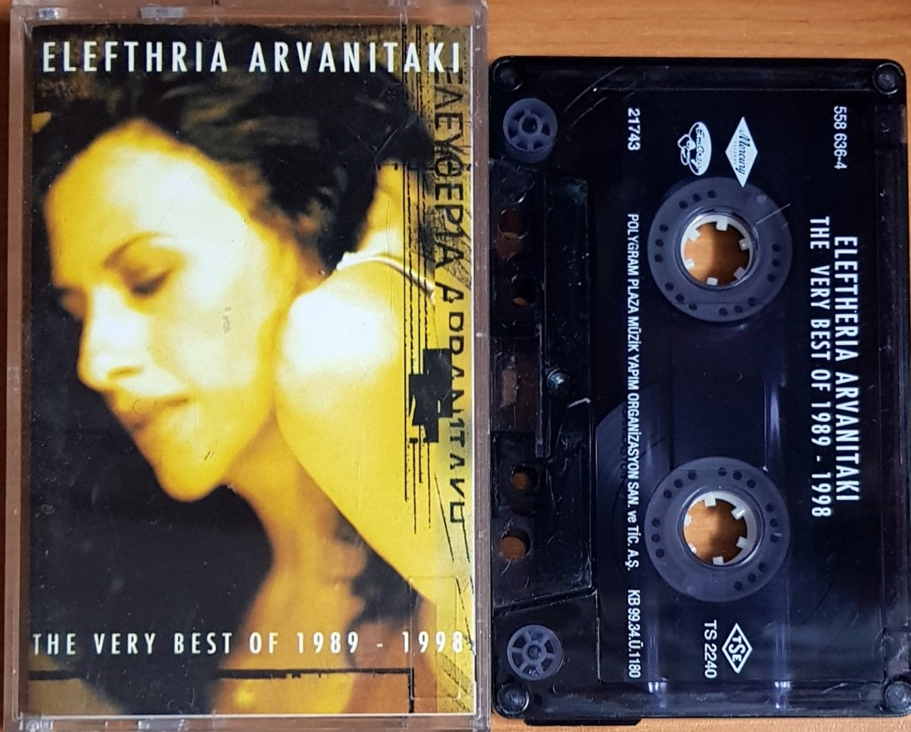 ELEFTHRIA ARVANITAKI - THE VERY BEST OF 1989-1998 (1999) POLYGRAM PLAZA KASET 2.EL