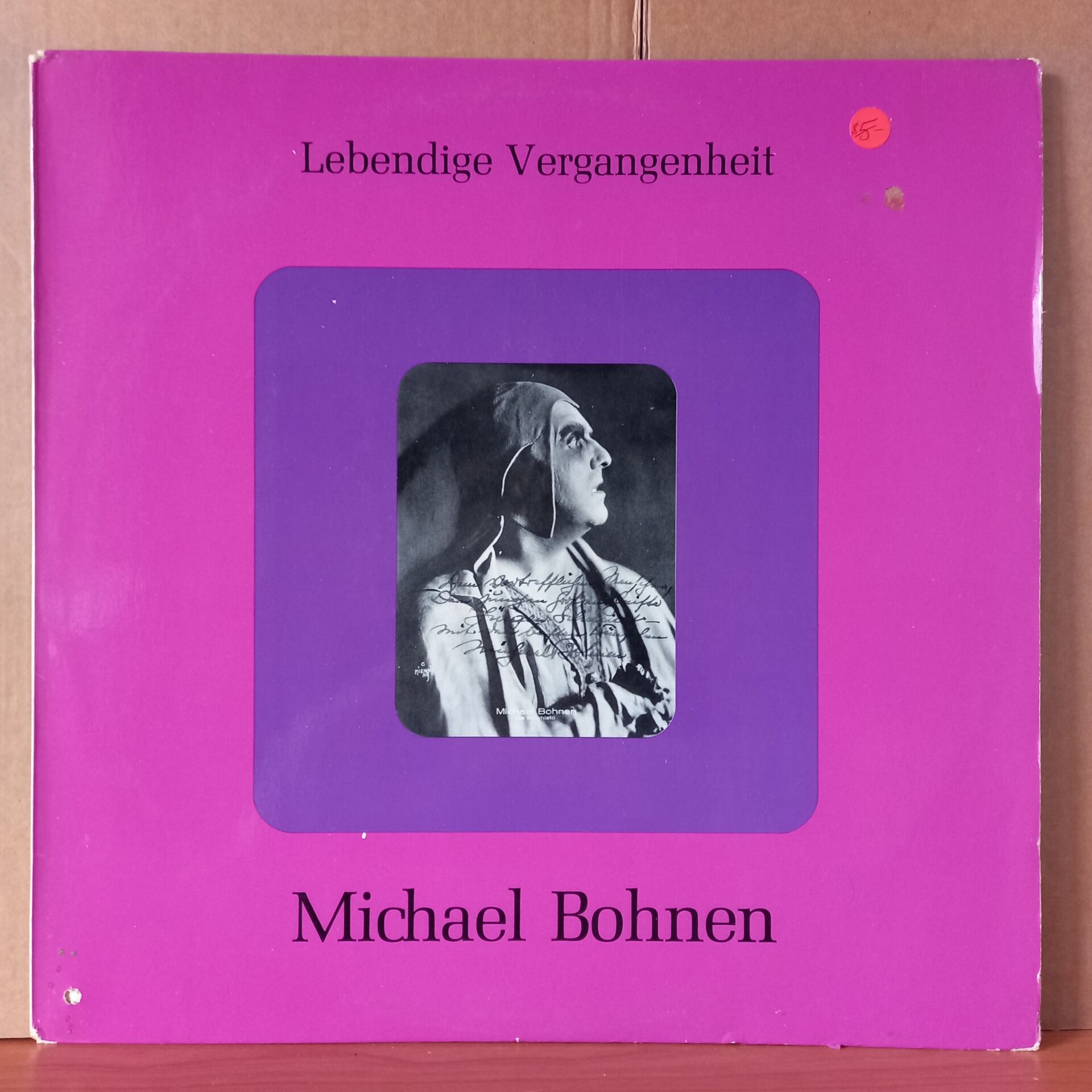 MICHAEL BOHNEN / LEBENDIGE VERGANGENHEIT - LP 2.EL PLAK