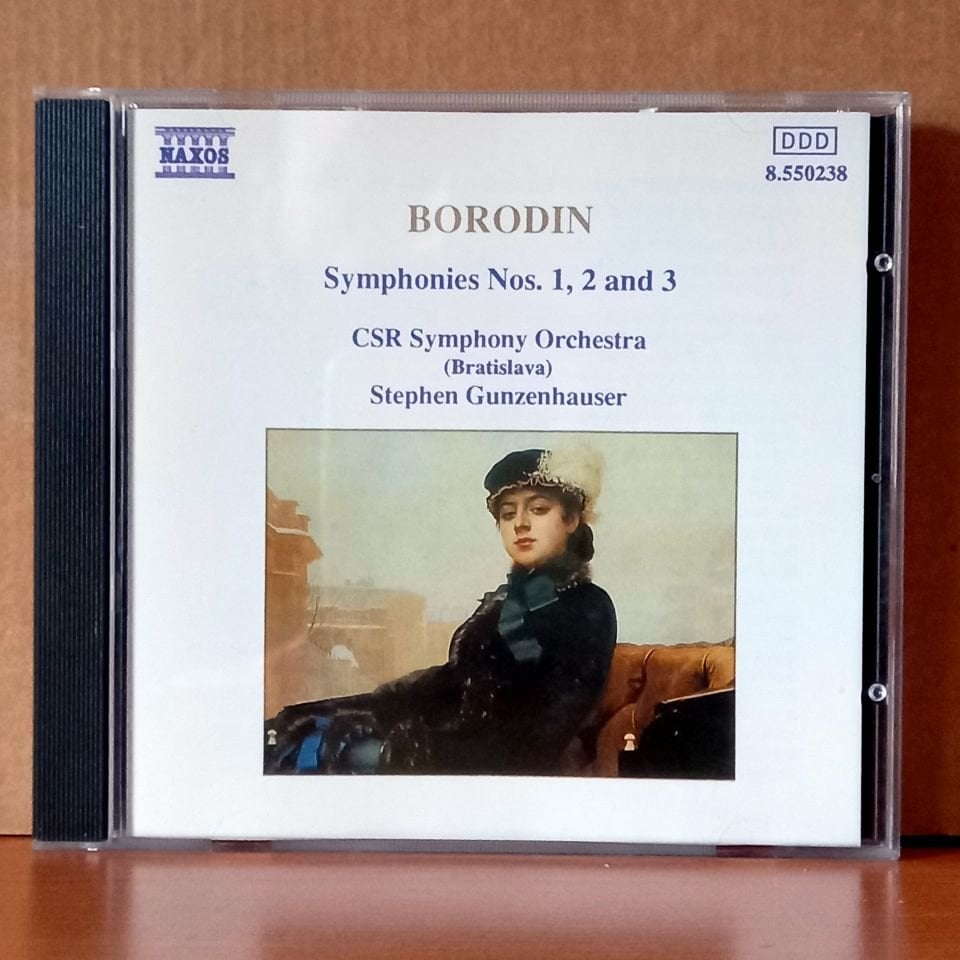 BORODIN: SYMPHONIES NOS. 1, 2 AND 3 / CSR SYMPHONY ORCHESTRA [BRATISLAVA], STEPHEN GUNZENHAUSER (1989) - CD 2.EL