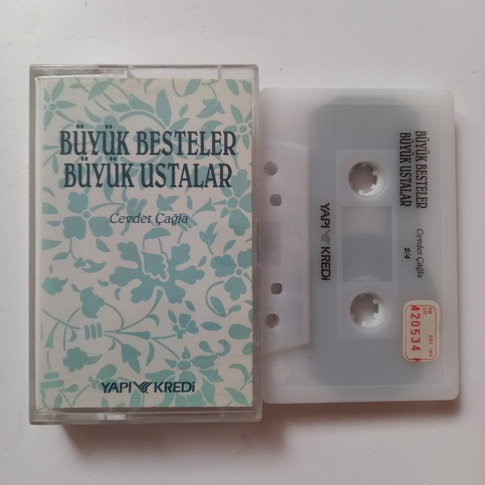 BÜYÜK BESTELER BÜYÜK USTALAR - CEVDET ÇAĞLA / 2/4 - KASET 2.EL