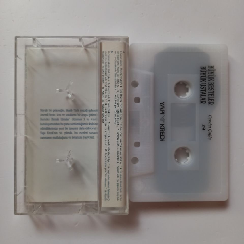 BÜYÜK BESTELER BÜYÜK USTALAR - CEVDET ÇAĞLA / 2/4 - KASET 2.EL