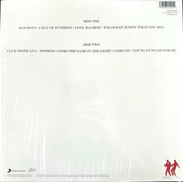 WHAM! - FANTASTIC (1983) - LP 2024 RED COLOURED EDITION SIFIR PLAK