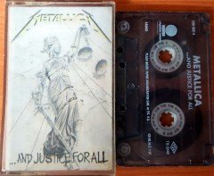 METALLICA - AND JUSTICE FOR ALL (1998) PLAZA CASSETTE MADE IN TURKEY ''USED''