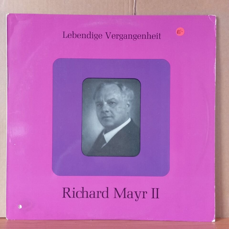 RICHARD MAYR II / LEBENDIGE VERGANGENHEIT - LP 2.EL PLAK