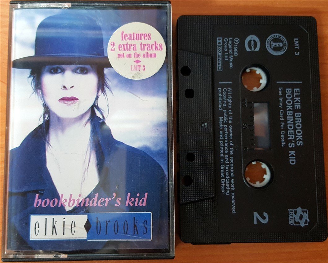 ELKIE BROOKS - BOOKBINDER'S KID (1988) CASSETTE MADE IN UK ''USED''