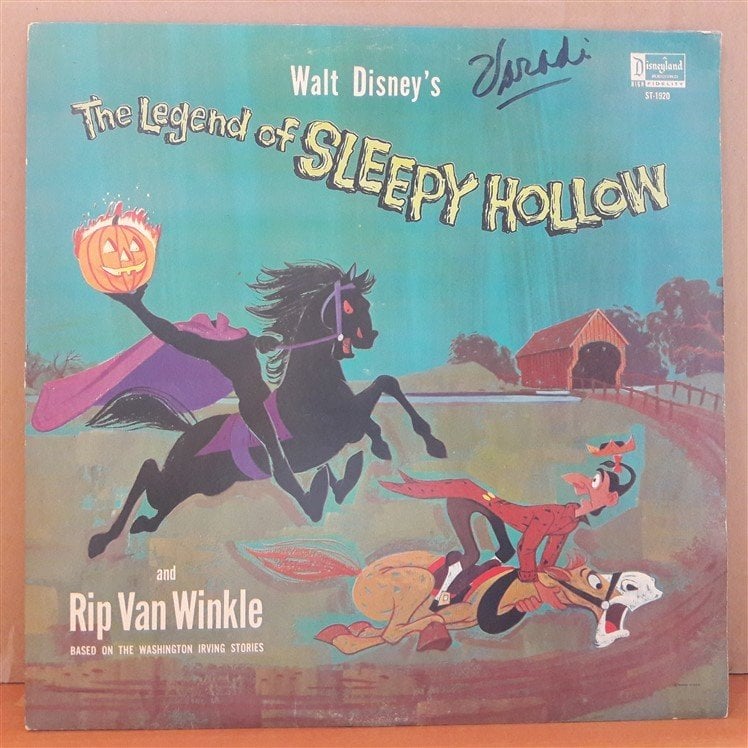 THE LEGEND OF SLEEPY HOLLOW (1963) - WALT DISNEY - LP PLAK 2.EL