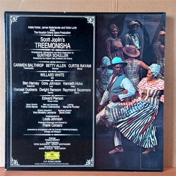SCOTT JOPLIN'S TREEMONISHA [ORIGINAL CAST RECORDING] (1976) - 2LP BOX SET 2.EL PLAK