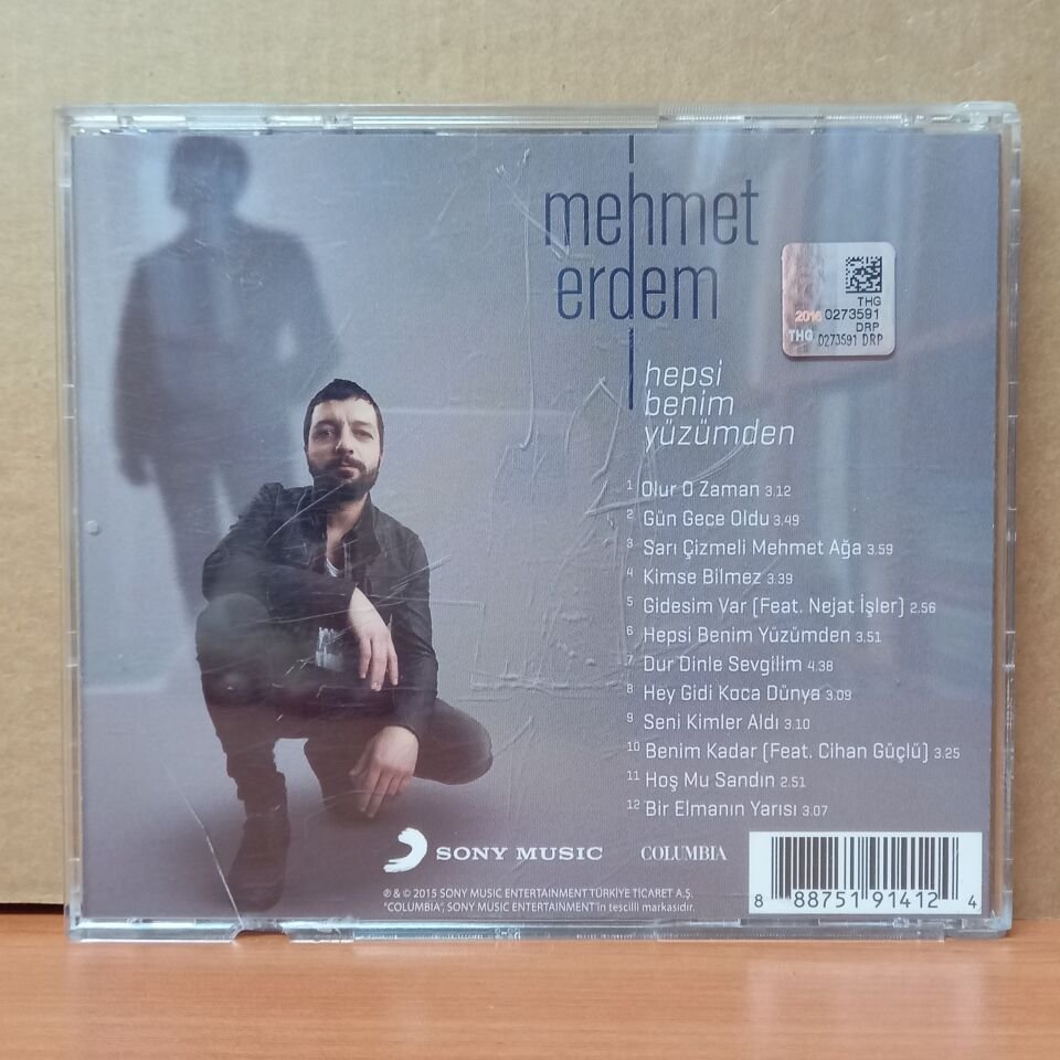 MEHMET ERDEM - HEPSİ BENİM YÜZÜMDEN (2015) - CD 2.EL